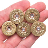 LS - 12 Gauge Bullet Magnets - Brass - 5pcs - Lucky Shot Europe