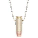 LS - Ball Chain Bullet Necklace - .40 - Lucky Shot Europe